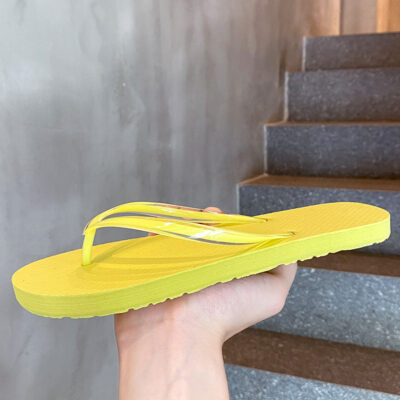 Flat Flip Flops For Women-Fluorescent yellow