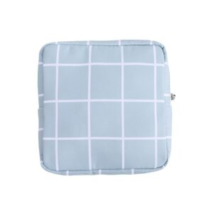 Sanitary Napkin Storage Bag-Blue Plaid