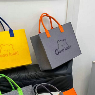 Women's Tote Bag-Cement gray; 40*30*15cm