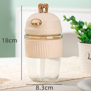 400ml Glass Water Cup-Off-white