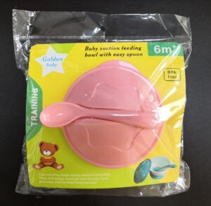 Baby Suction Cup Bowl-Pink