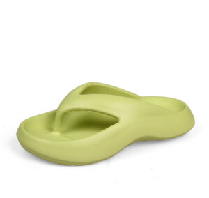 Thick Bottom Non-slip Beach Flip Flops-Green