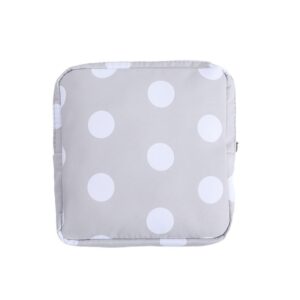 Sanitary Napkin Storage Bag-Gray Dots