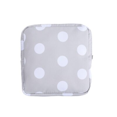 Sanitary Napkin Storage Bag-Gray Dots