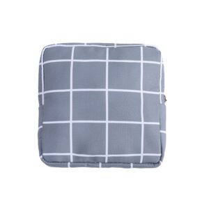 Sanitary Napkin Storage Bag-Grey plaid