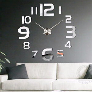 DIY Wall Clock-Silver L008