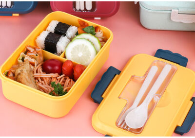Japanese-style Lunch Box-Elegant blue Color