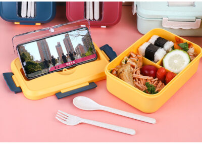 Japanese-style Lunch Box-Elegant blue Color