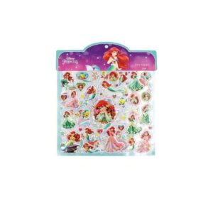 3d Bubble Cartoon Stickers-Double-layer mermaid (2 sheets)