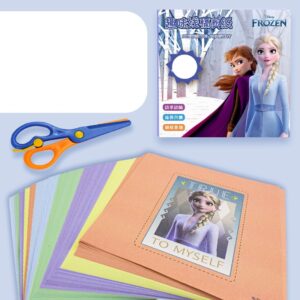 Children's Three-dimensional Origami Book-120 Frozen (gift box + scissors)