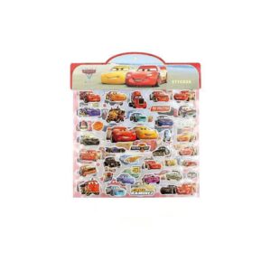 3d Bubble Cartoon Stickers-Double-layer large sheet of Cars (2 sheets)