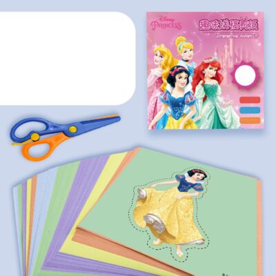 Children's Three-dimensional Origami Book-120 Snow White (gift box + scissors)
