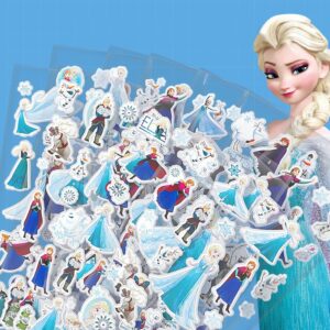 3d Bubble Cartoon Stickers-Frozen 1 (set of 12)