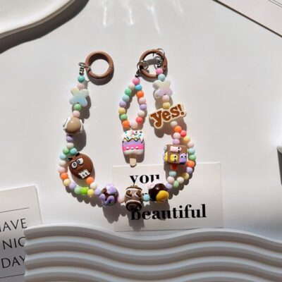 Mobile Phone Chain-Brown