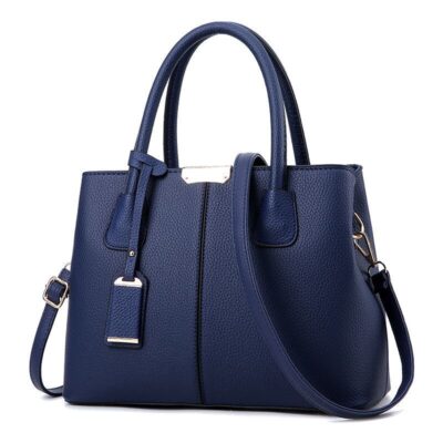 Simple Fashion Handbag-Dark Blue