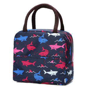 Lunch Bag-Navy Shark