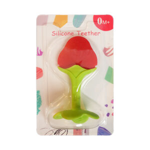 Silicone Baby Teether-8129-Strawberry