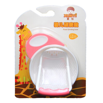 Baby Food Grinding Bowl-Pink