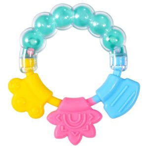 Infant Silicone Teether-Silicone rod green