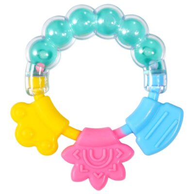 Infant Silicone Teether-Silicone rod green