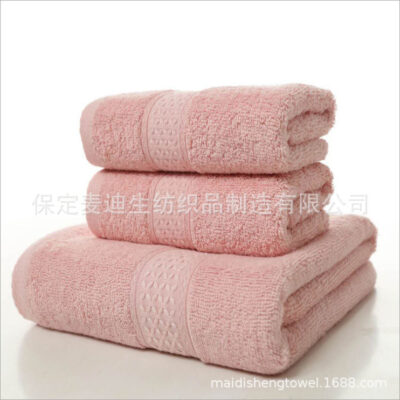 Pure Cotton Towel-Light pink 70*140cm