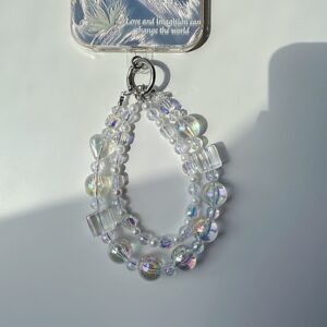 Mobile Phone Chain-Transparent cube