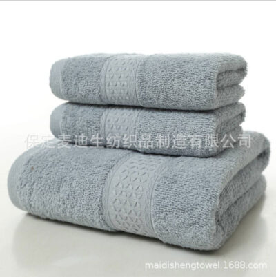 Pure Cotton Towel-Medium Grey 70*140cm