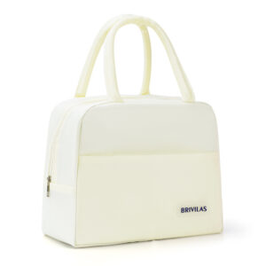 Solid Color Lunch Bag-Beige