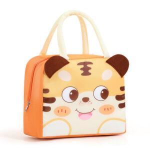 Cartoon Lunch Bag-Orange Tiger Head Weidi