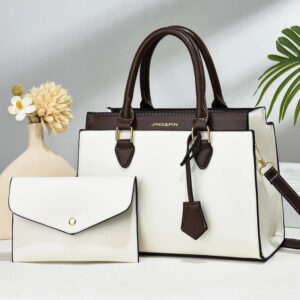 Single Shoulder Crossbody Handbag-Off-white