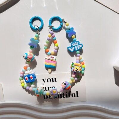 Mobile Phone Chain-Light blue