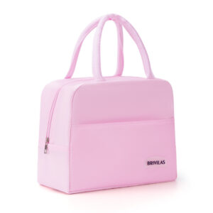 Solid Color Lunch Bag-Pink