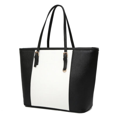American Fashion Women's Bags-Black and white without letters
