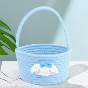 Fresh Woven Storage Basket-Moonlight Blue