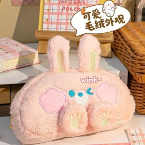 Sweet And Cute Pencil Case-Pink Bunny