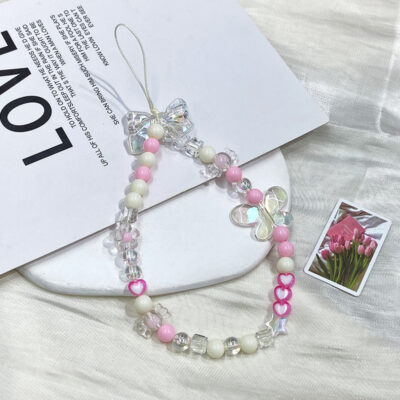 Mobile Phone Chain-Transparent butterfly