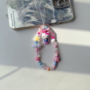 Mobile Phone Chain-Small flower KT cat
