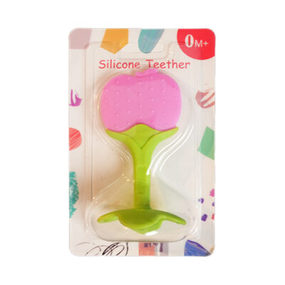 Silicone Baby Teether-8129-Apple