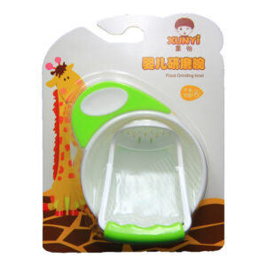 Baby Food Grinding Bowl-Green and white
