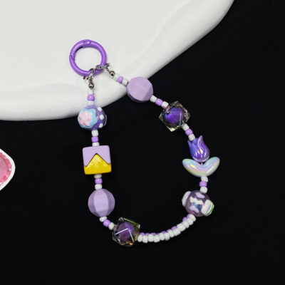 Mobile Phone Chain-Light purple