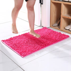 45*70 Non-slip Bathroom Mat-Rose red