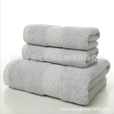 Pure Cotton Towel-Light grey 70*140cm