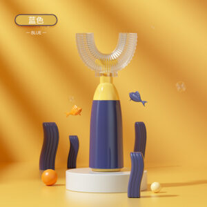 Children's U-shaped Toothbrush-Small Blue