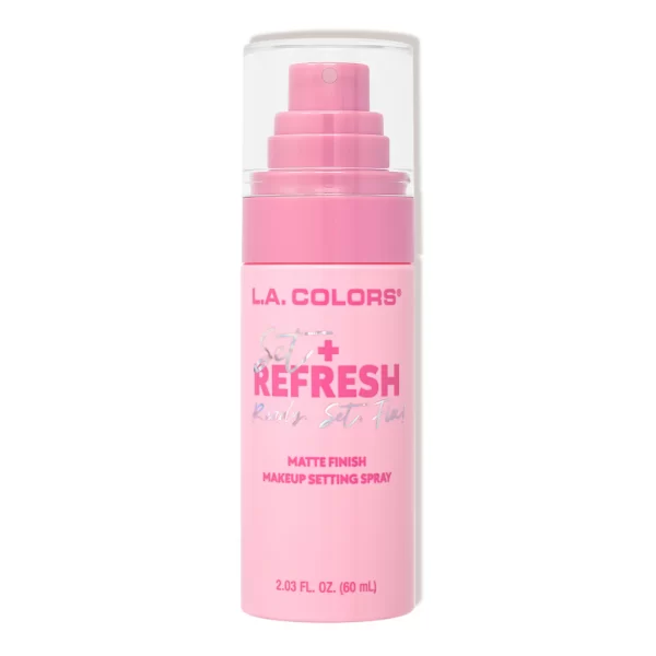 LA Colors Set + Refresh Setting Sprays-CSS338 Matte