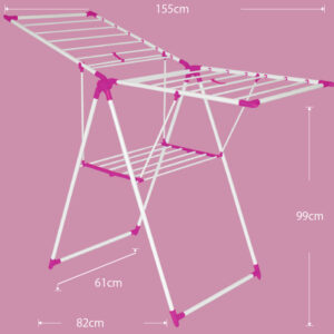 Floor-standing Clothes Rack-Pink