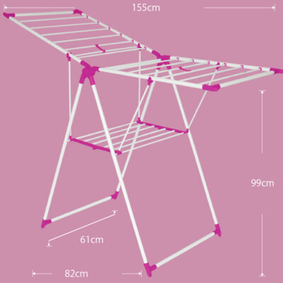 Floor-standing Clothes Rack-Pink