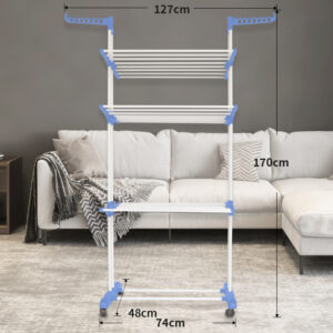 Floor-standing Clothes Rack-Blue