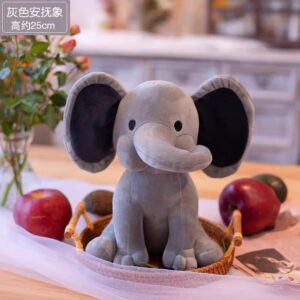 Infant Soothing Elephant Doll-Grey