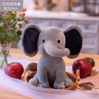 Infant Soothing Elephant Doll-Grey