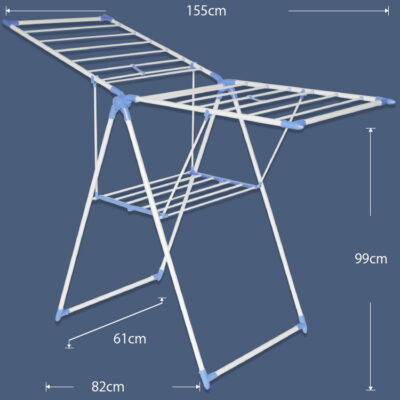 Floor-standing Clothes Rack-Sky Blue